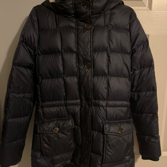 Abercrombie & Fitch Puffer Jacket Navy - Picture 4 of 6